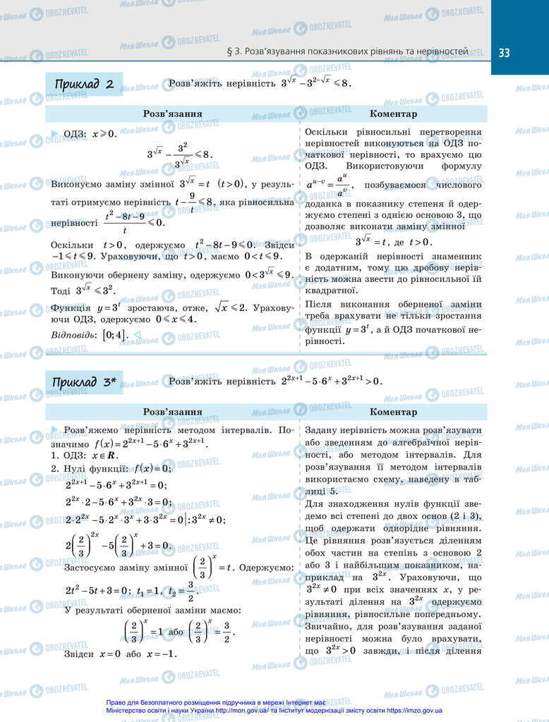 Учебники Алгебра 11 класс страница 33