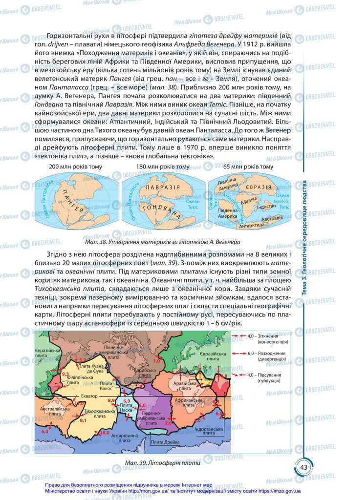 Підручники Географія 11 клас сторінка 43
