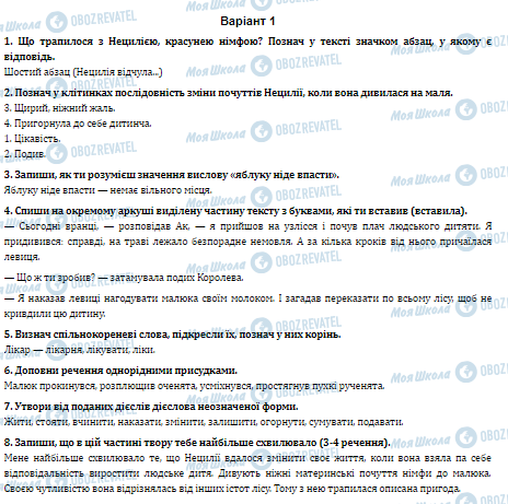 ДПА Українська мова 4 клас сторінка  9