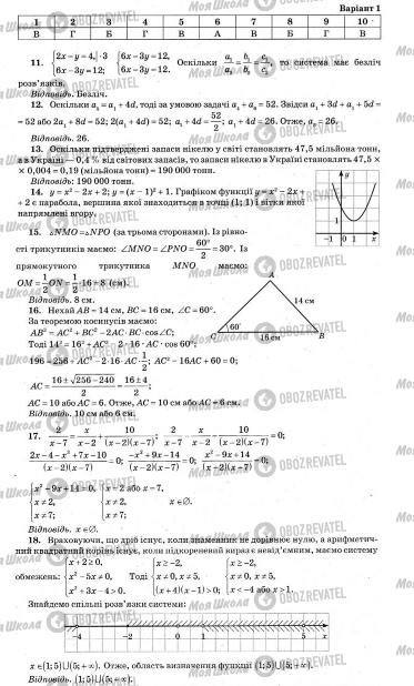ДПА Математика 9 класс страница  5