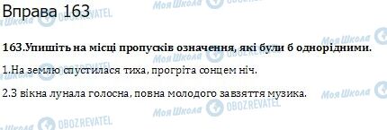 ГДЗ Українська мова 10 клас сторінка  163