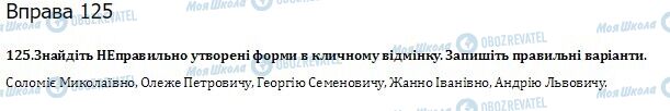 ГДЗ Українська мова 10 клас сторінка  125