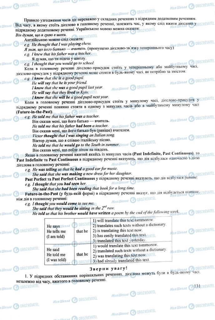 ЗНО Английский язык 11 класс страница  131