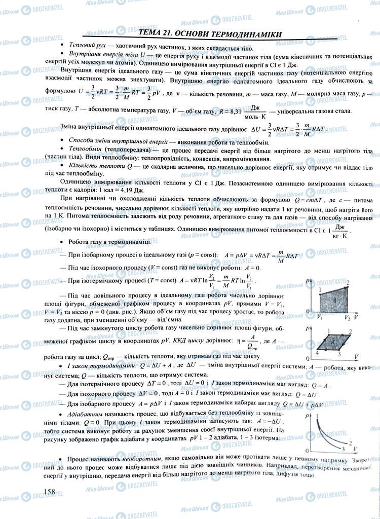 ЗНО Фізика 11 клас сторінка  158