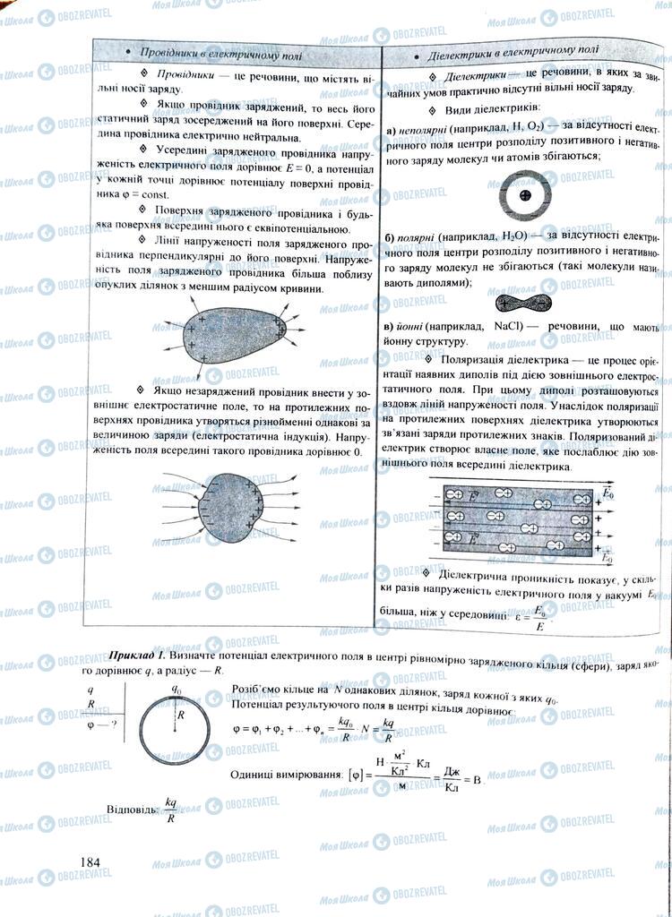 ЗНО Физика 11 класс страница  184