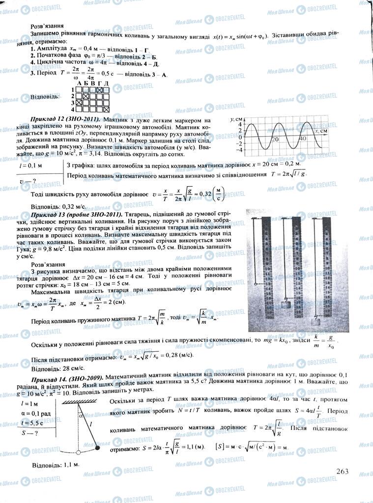 ЗНО Фізика 11 клас сторінка  263
