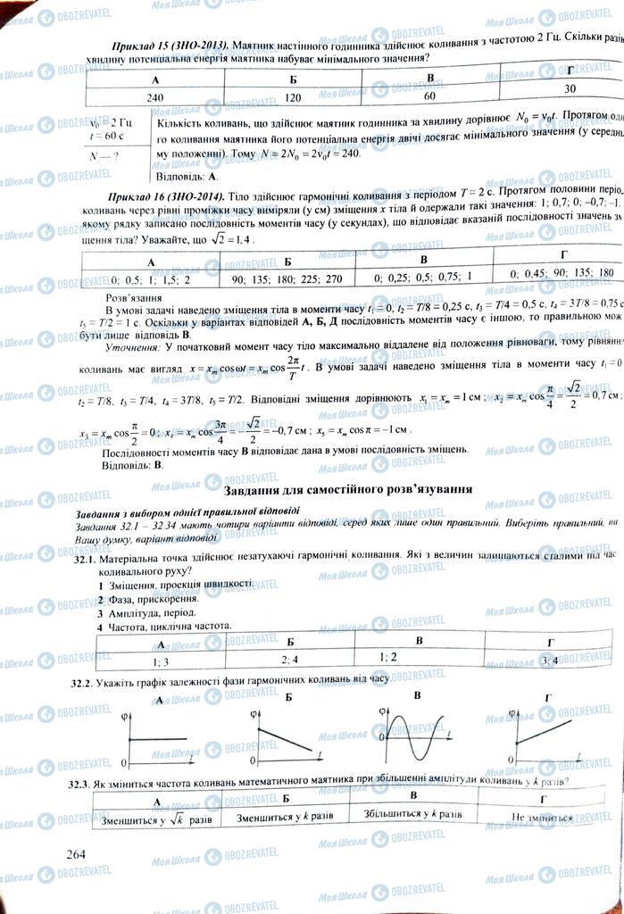 ЗНО Физика 11 класс страница  264
