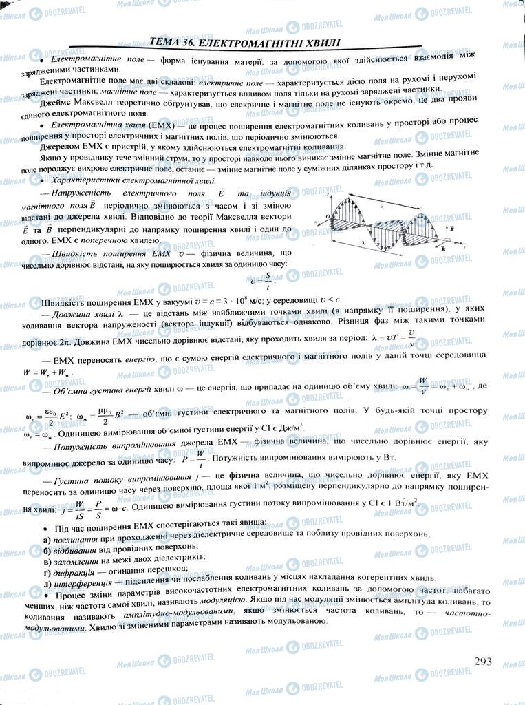 ЗНО Физика 11 класс страница  293