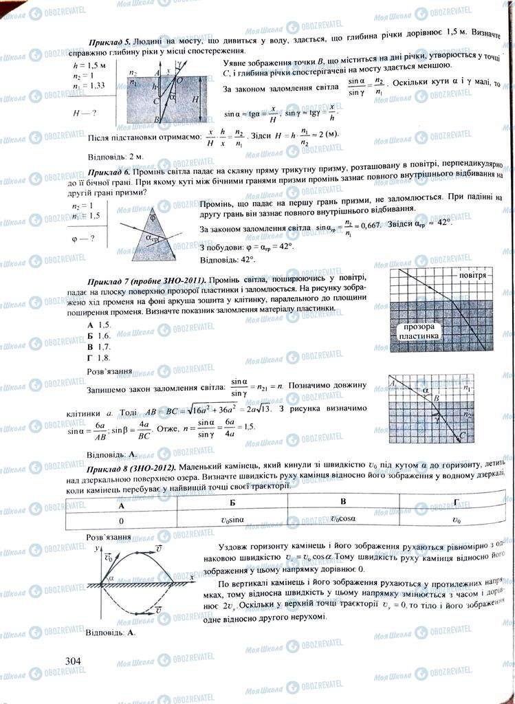 ЗНО Физика 11 класс страница  304