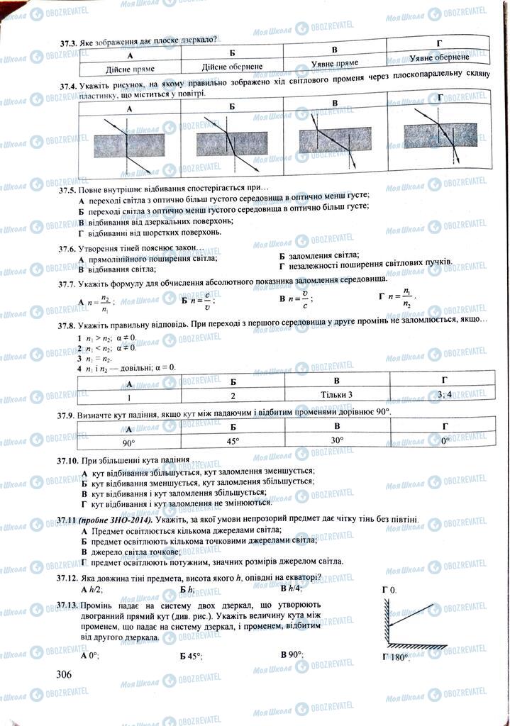 ЗНО Физика 11 класс страница  306