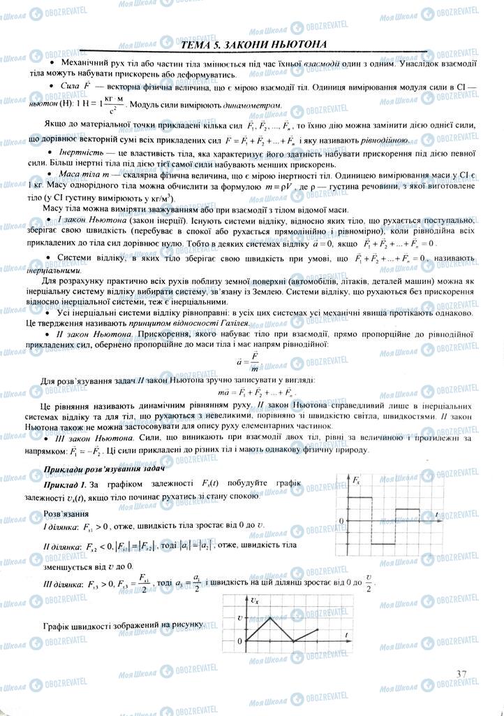 ЗНО Фізика 11 клас сторінка  37