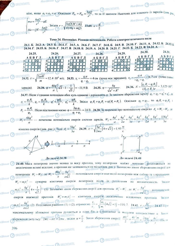 ЗНО Фізика 11 клас сторінка  396