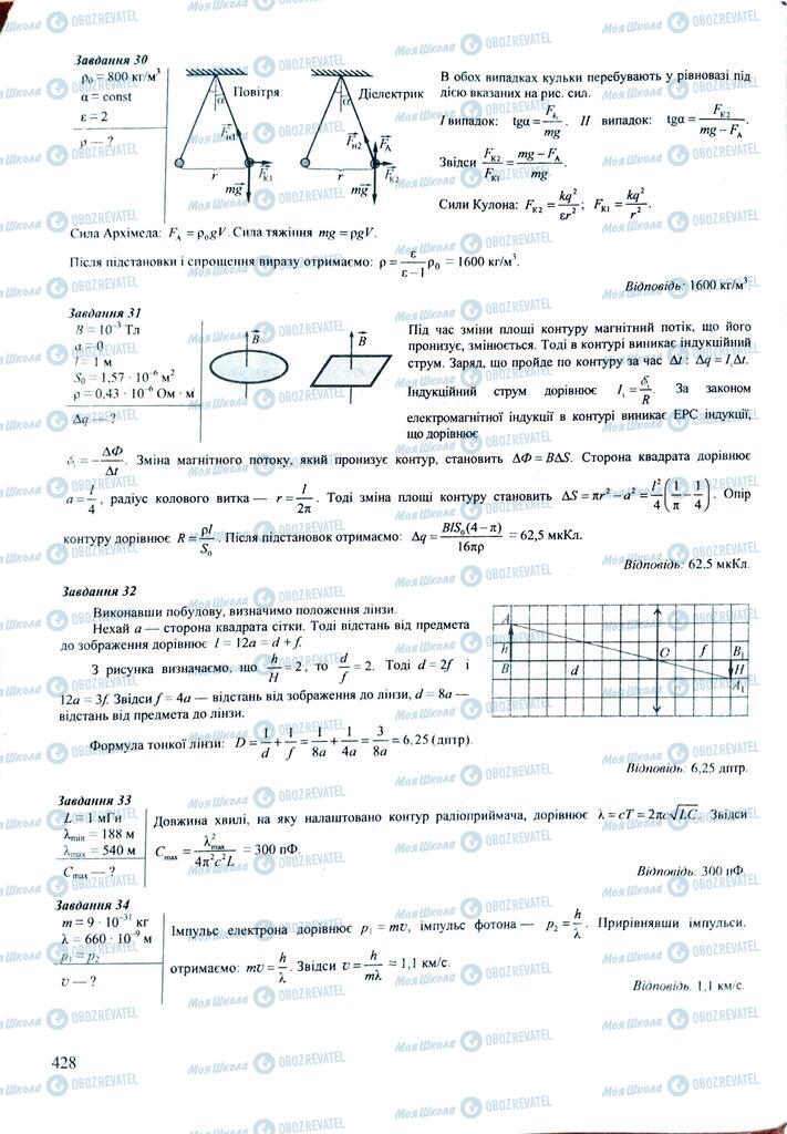 ЗНО Физика 11 класс страница  428