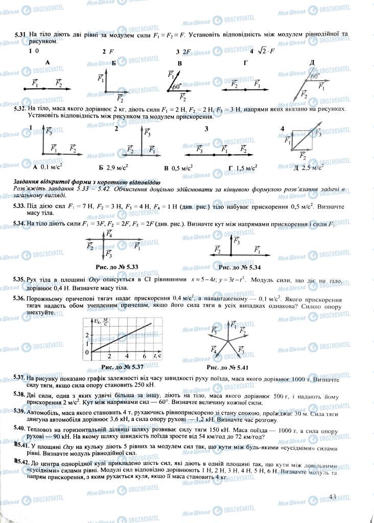ЗНО Фізика 11 клас сторінка  43