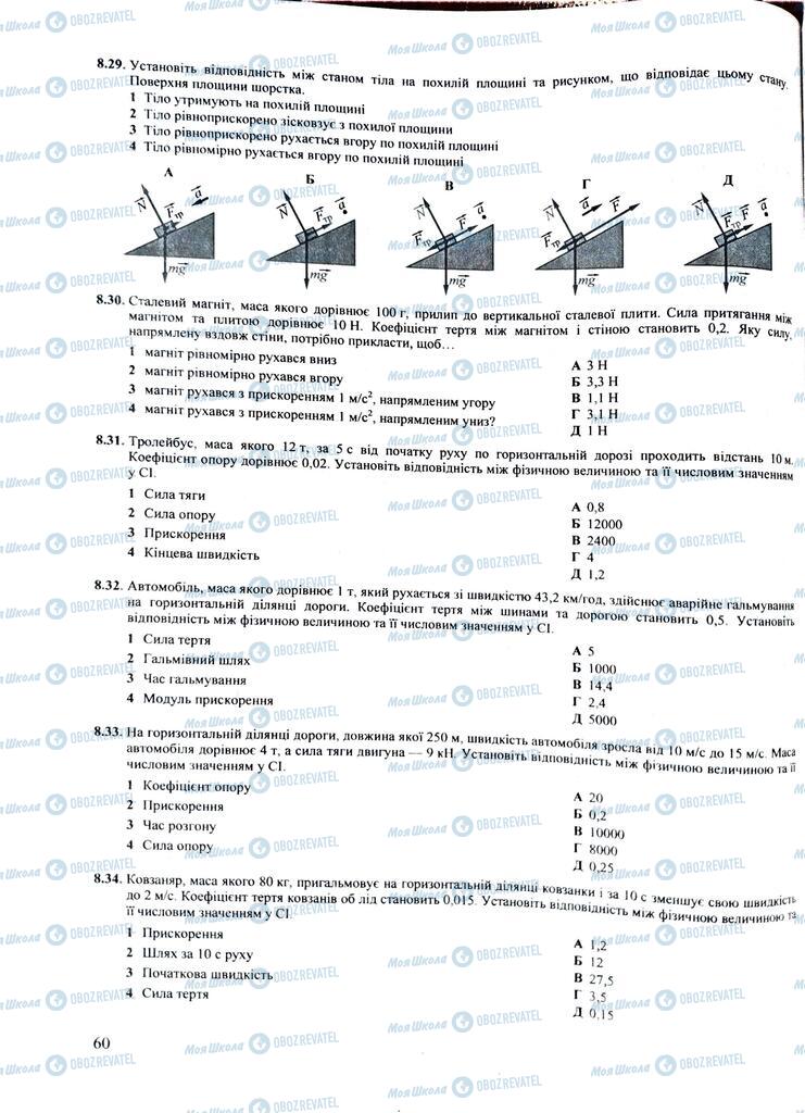 ЗНО Физика 11 класс страница  60
