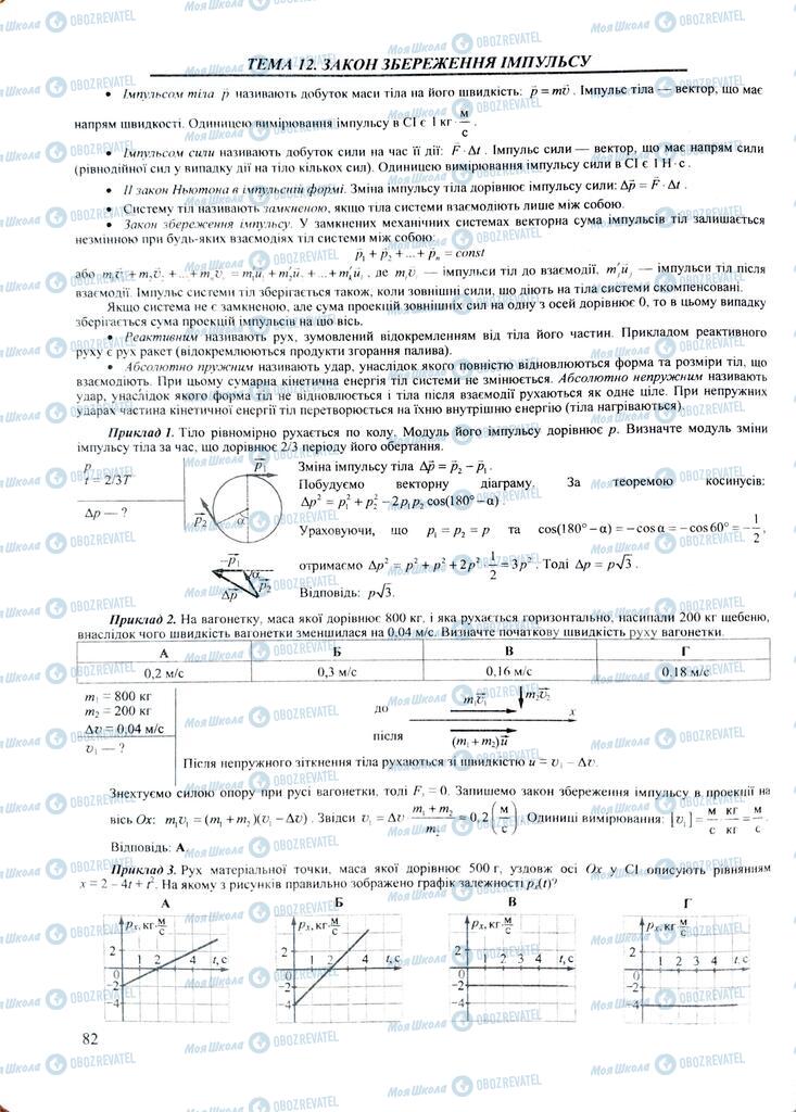 ЗНО Фізика 11 клас сторінка  82