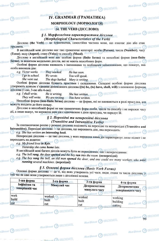 ЗНО Английский язык 11 класс страница 99