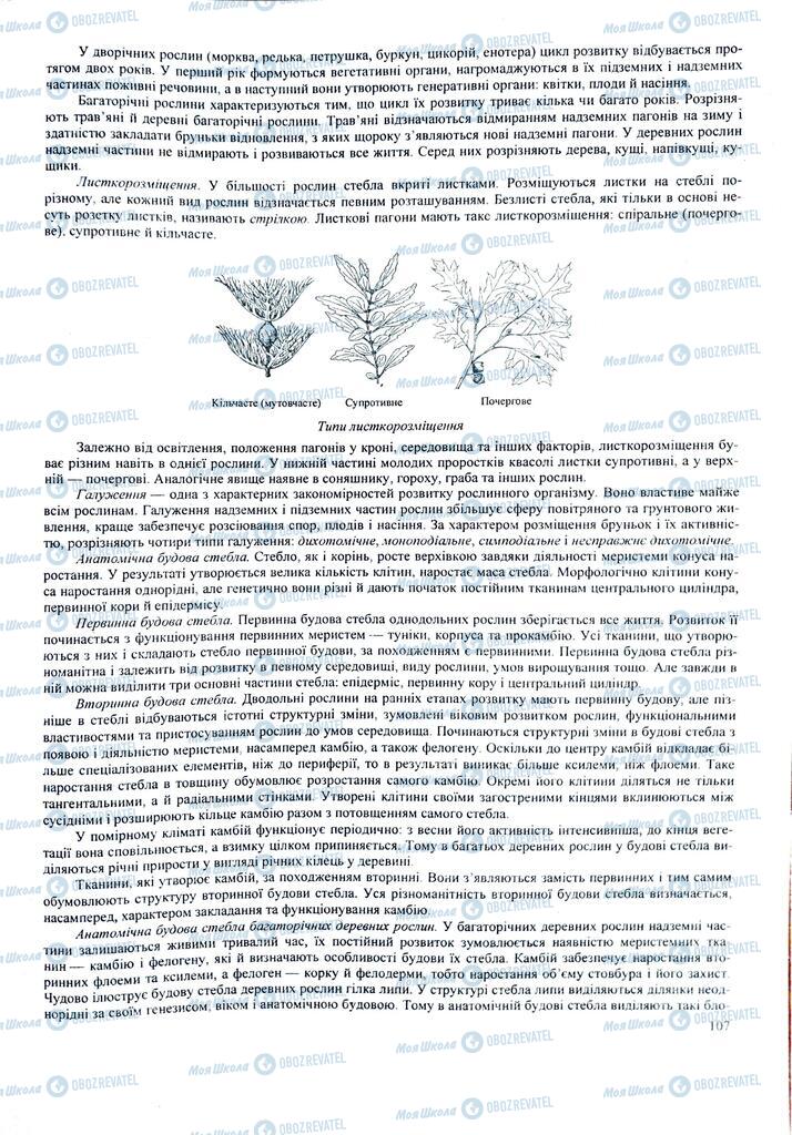 ЗНО Біологія 11 клас сторінка  107