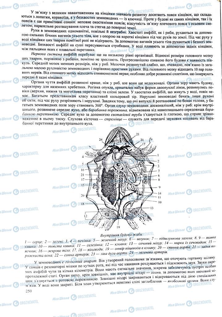 ЗНО Біологія 11 клас сторінка  250