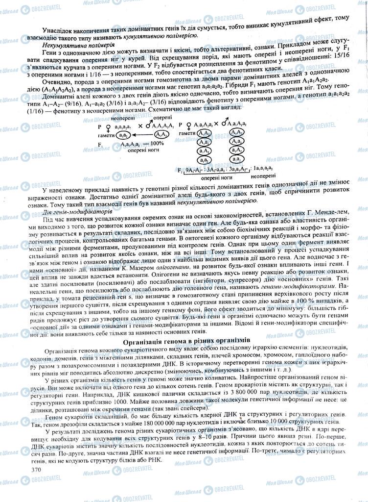 ЗНО Биология 11 класс страница  370