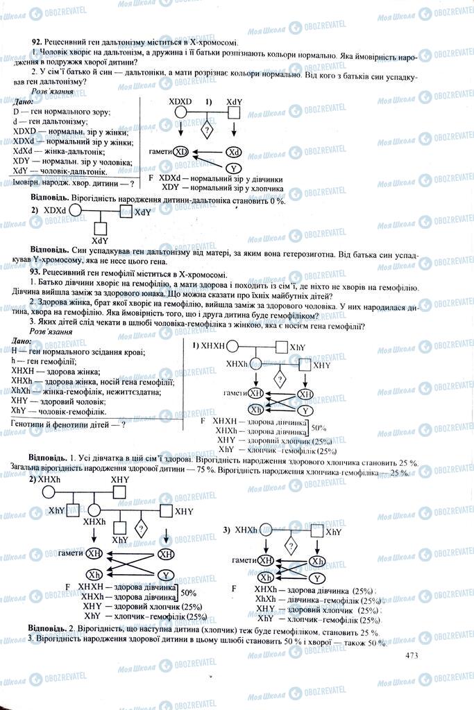 ЗНО Биология 11 класс страница  473