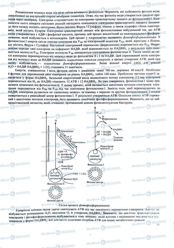 ЗНО Биология 11 класс страница  75