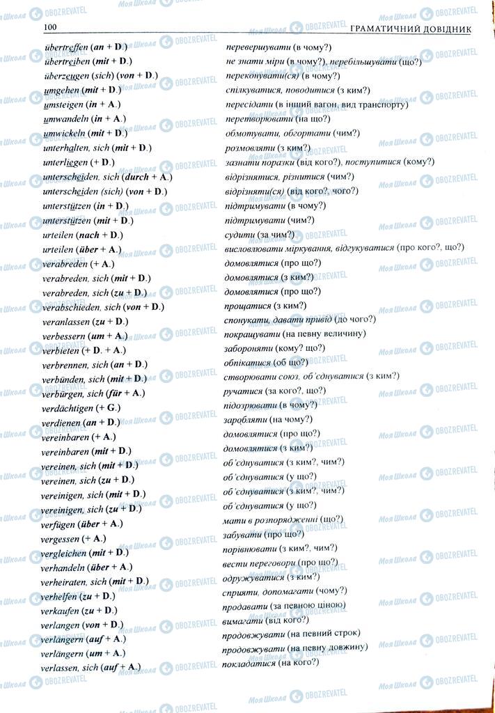 ЗНО Немецкий язык 11 класс страница  100