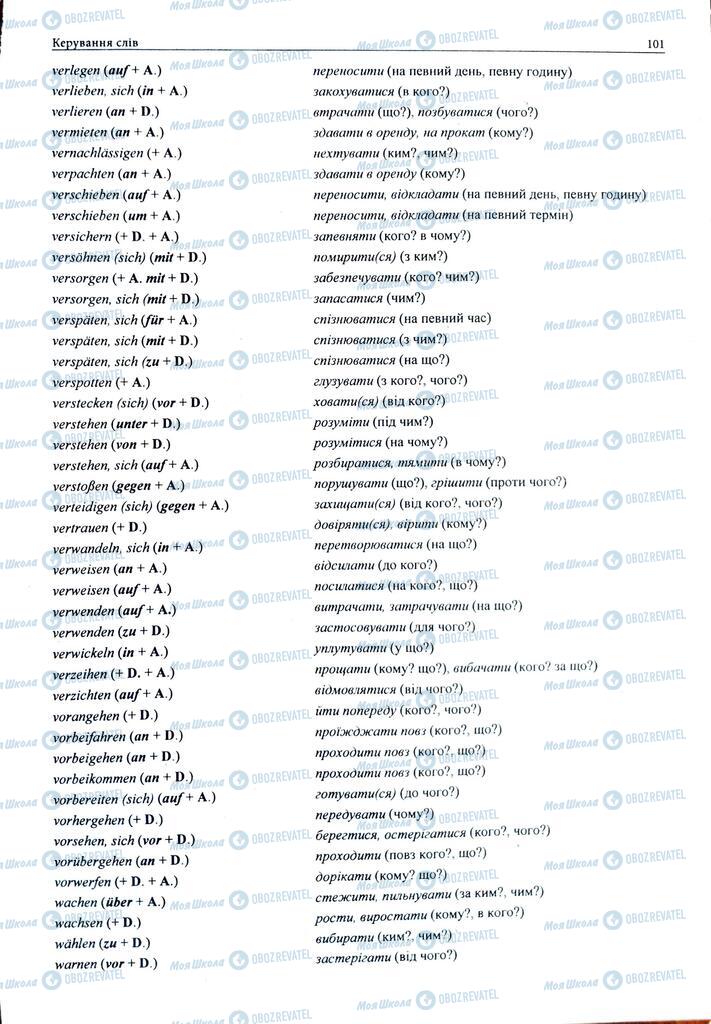 ЗНО Немецкий язык 11 класс страница  101