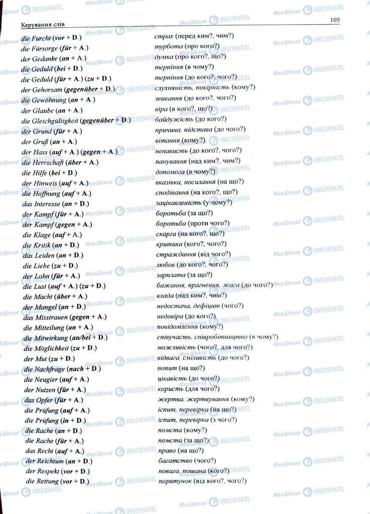 ЗНО Немецкий язык 11 класс страница  105