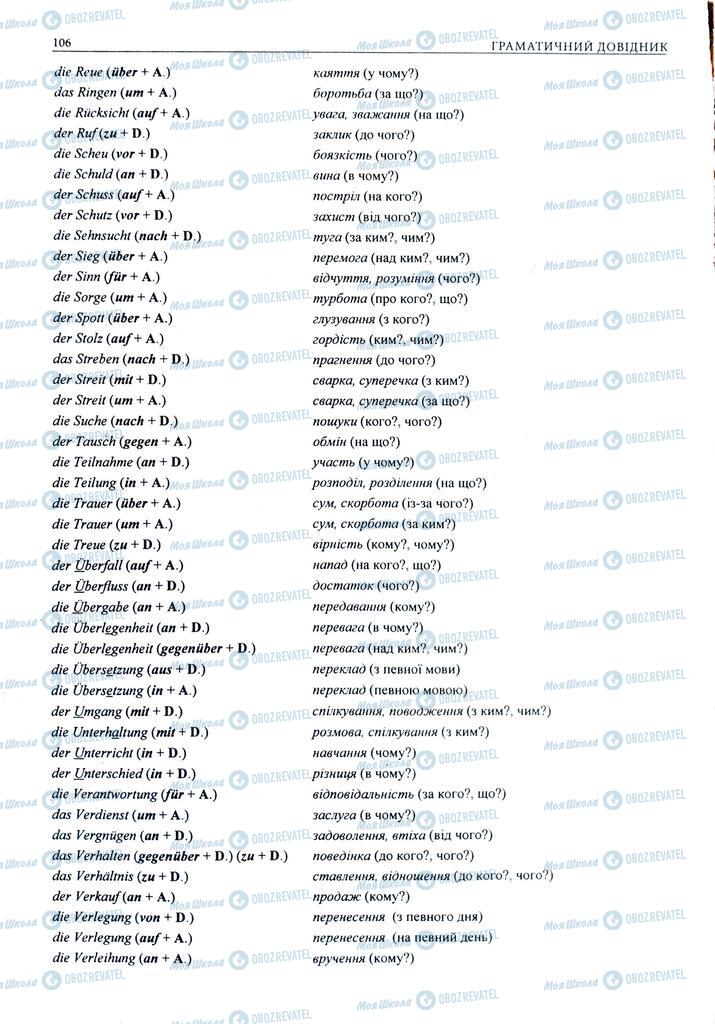 ЗНО Немецкий язык 11 класс страница  106