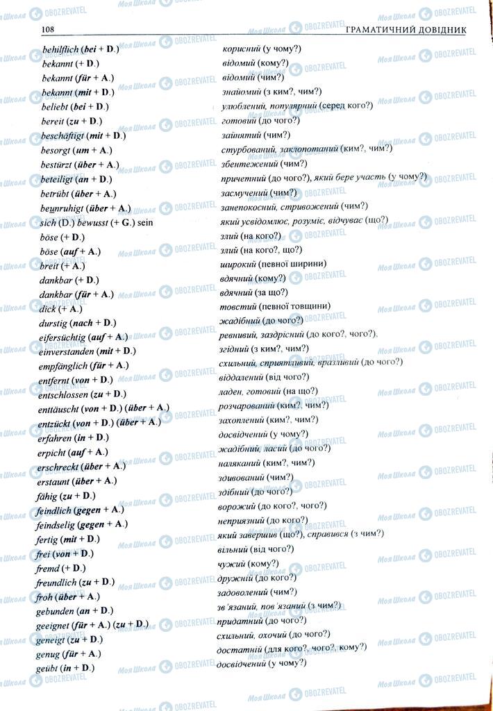 ЗНО Немецкий язык 11 класс страница  108