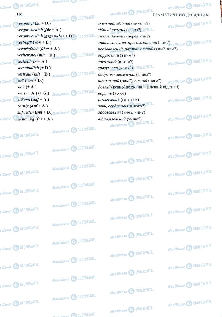 ЗНО Немецкий язык 11 класс страница  110