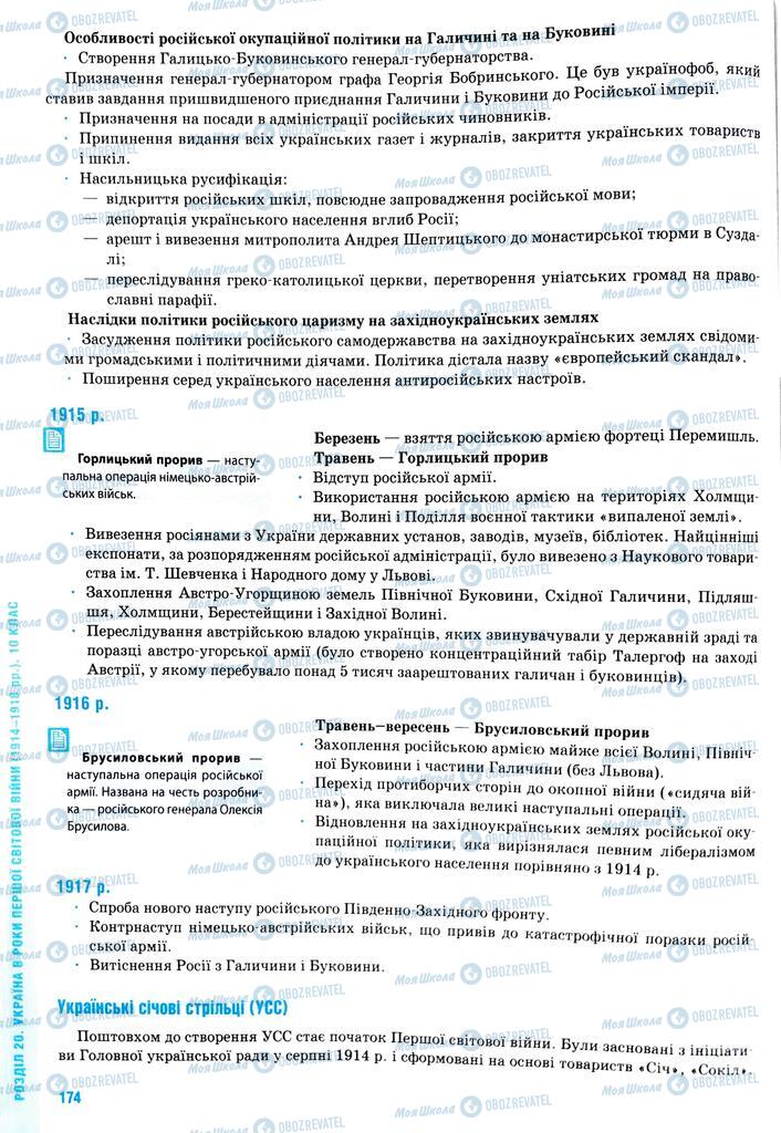 ЗНО История Украины 11 класс страница  174