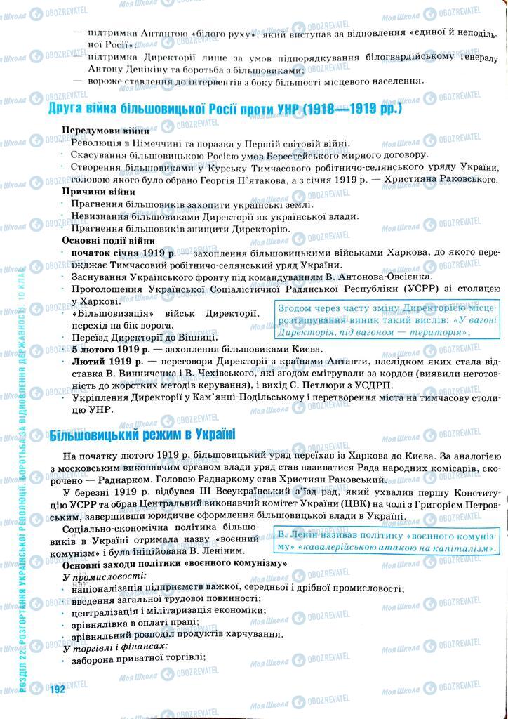 ЗНО История Украины 11 класс страница  192