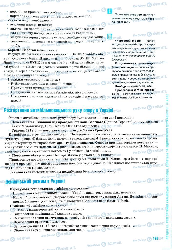 ЗНО История Украины 11 класс страница  193