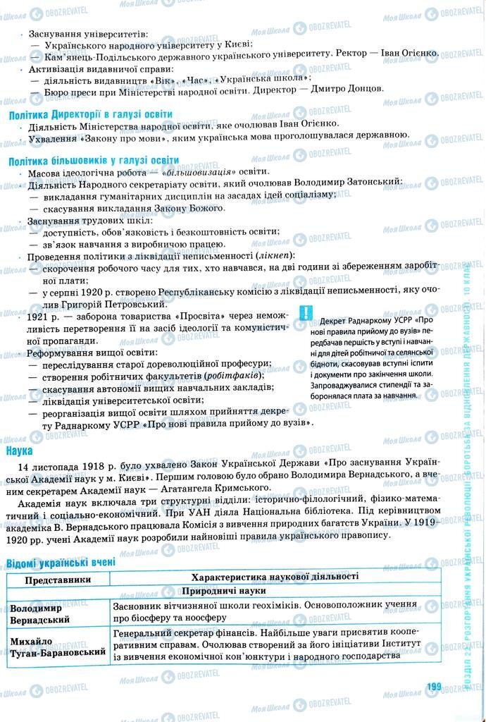 ЗНО История Украины 11 класс страница  199