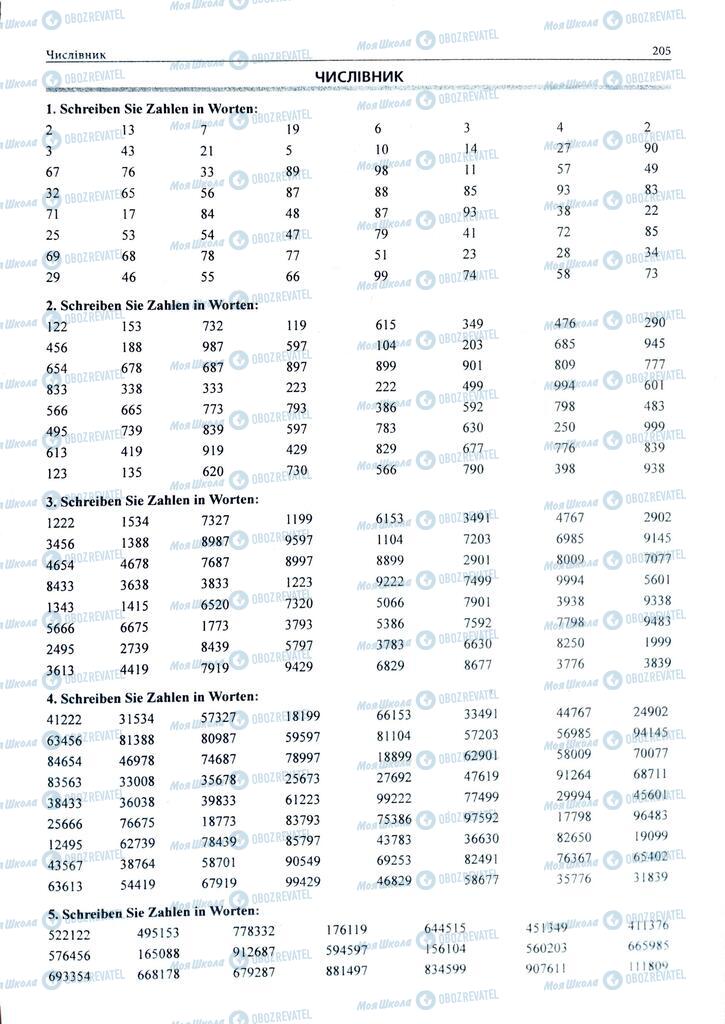 ЗНО Немецкий язык 11 класс страница  205