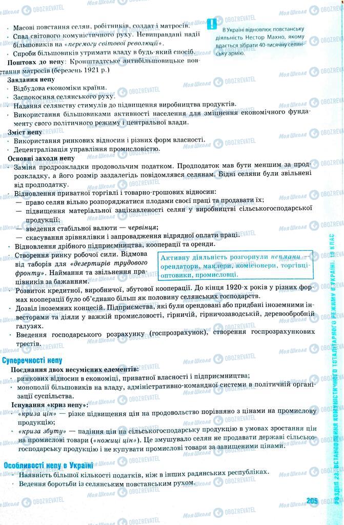 ЗНО История Украины 11 класс страница  205
