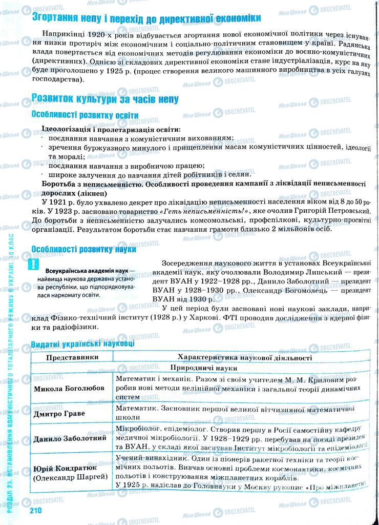 ЗНО История Украины 11 класс страница  210