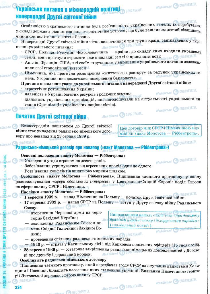 ЗНО История Украины 11 класс страница  234