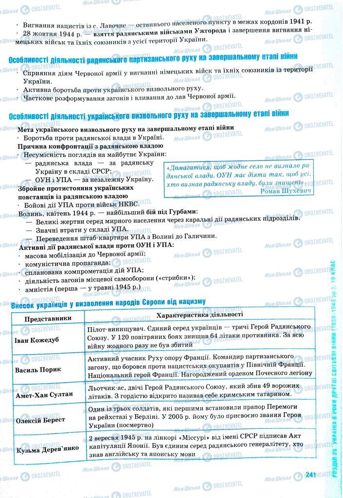 ЗНО Історія України 11 клас сторінка  241