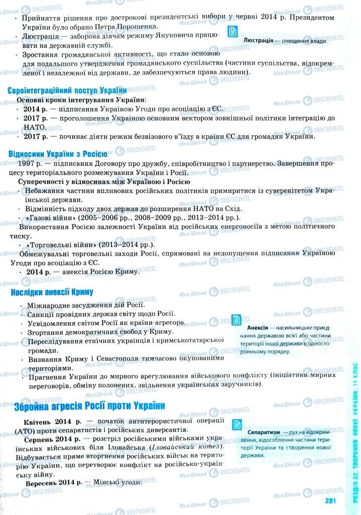 ЗНО Історія України 11 клас сторінка  291