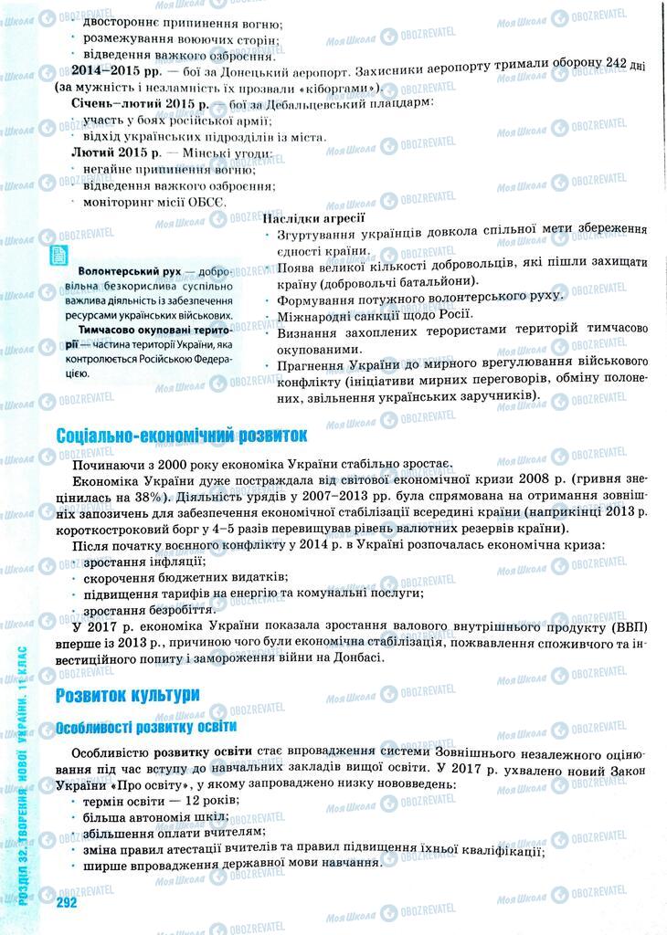 ЗНО Історія України 11 клас сторінка  292