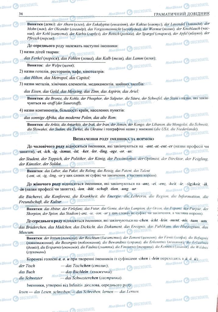 ЗНО Німецька мова 11 клас сторінка  34