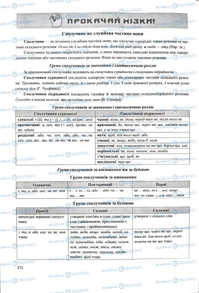 ЗНО Укр мова 11 класс страница 372