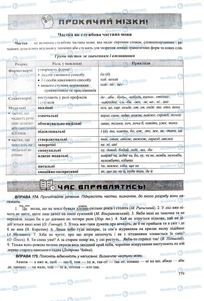 ЗНО Укр мова 11 класс страница 379