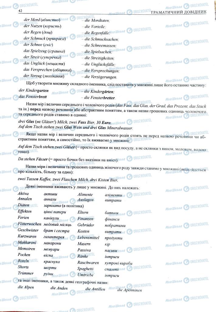 ЗНО Німецька мова 11 клас сторінка  42