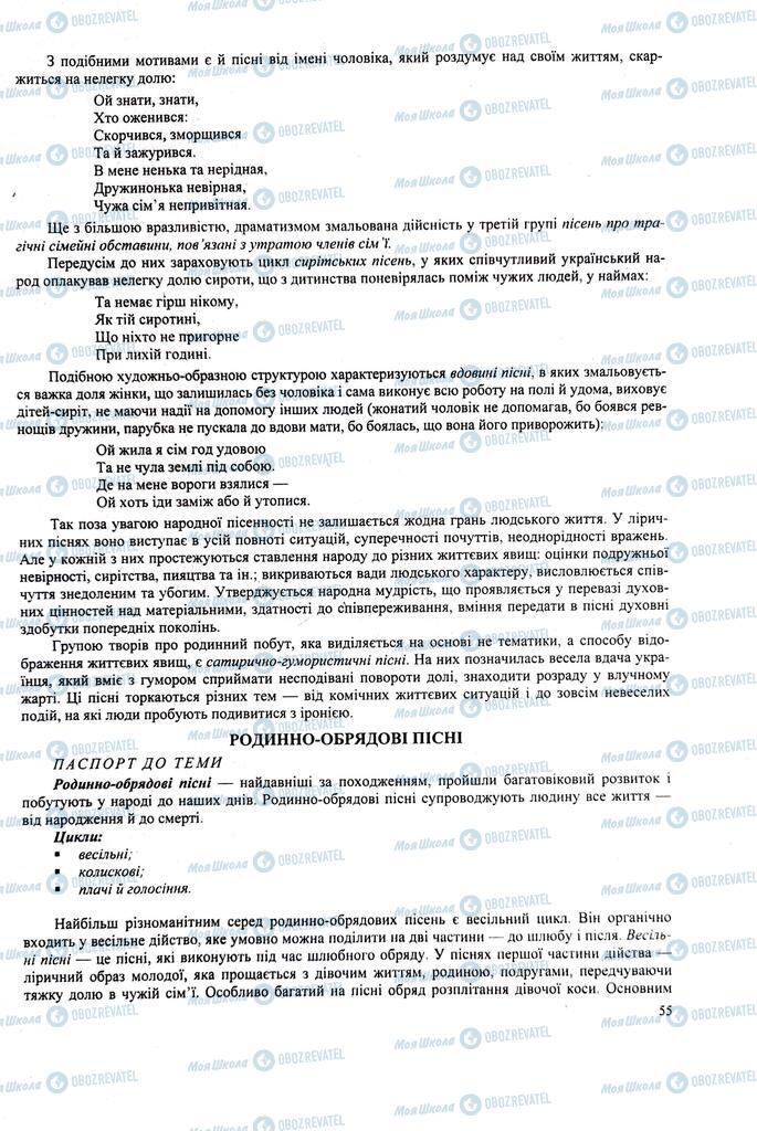 ЗНО Українська література 11 клас сторінка  55