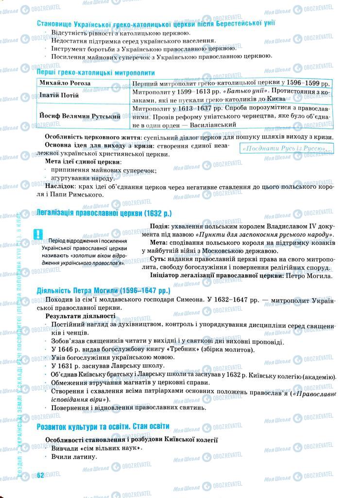 ЗНО История Украины 11 класс страница  62