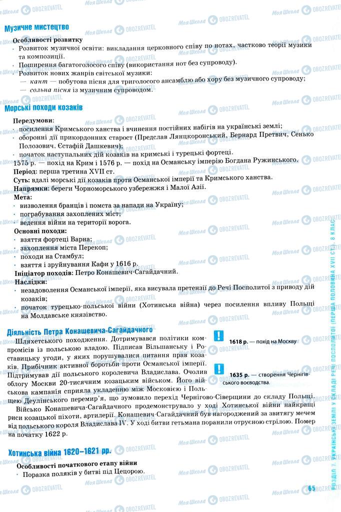 ЗНО История Украины 11 класс страница  65
